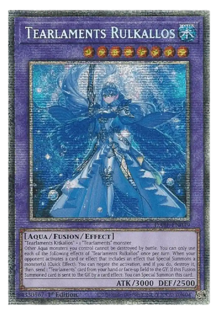 Yu-Gi-Oh! DABL-EN039 Tearlaments Rulkallos (Starlight Rare)