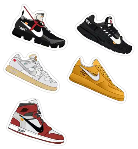 Off-White Sneaker Sticker Pack
