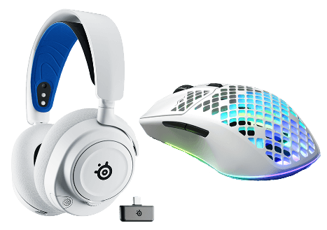 SteelSeries White Out Bundle For PlayStation