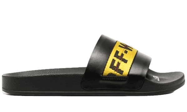 OFF-WHITE Industrial Belt Slides - Black Yellow