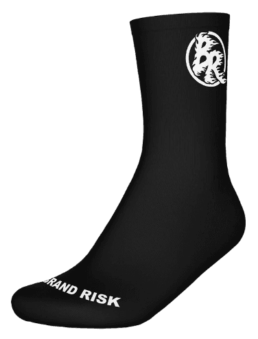 Brand Risk Black Socks