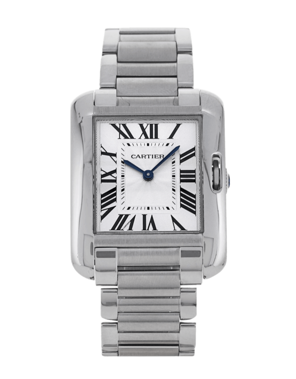 Cartier Tank Anglaise Silver Dial - 26mm, Steel (2016)