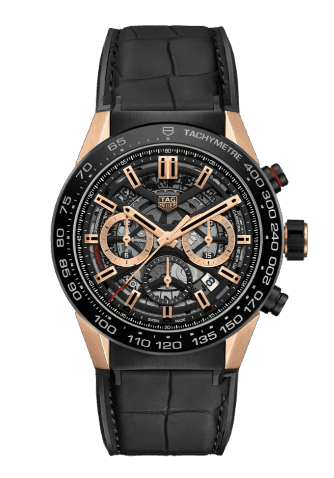 Tag Heuer Carrera Chronograph - 45mm, Steel and Gold