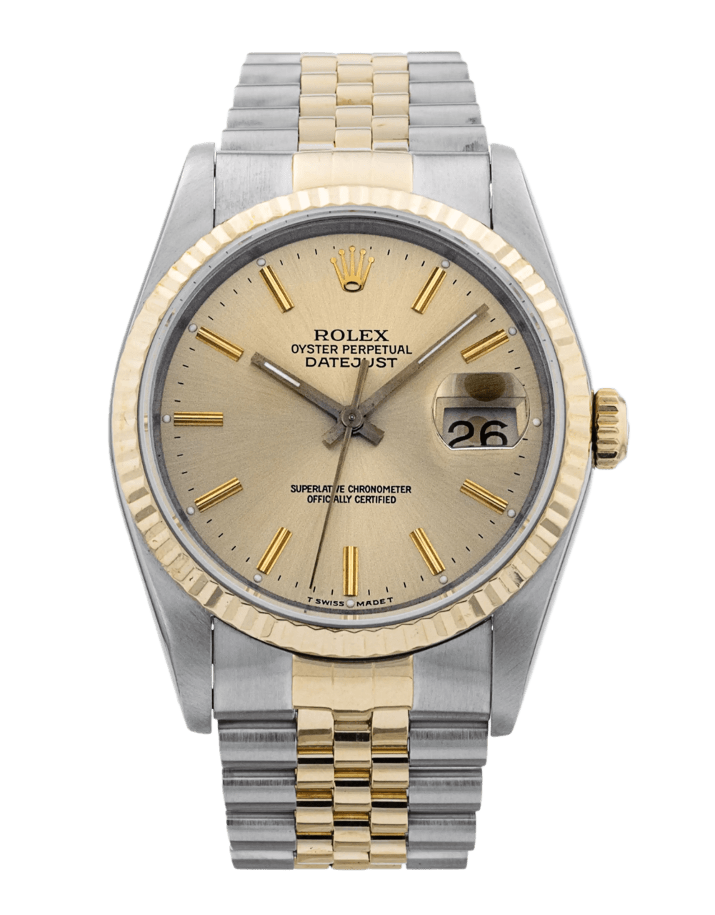Rolex Datejust Champagne Dial - 36mm, Steel and Yellow Gold (1990)
