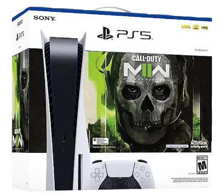 Sony PlayStation 5 PS5 Blu-ray Edition Call of Duty Modern Warfare II Console Bundle (US Plug)