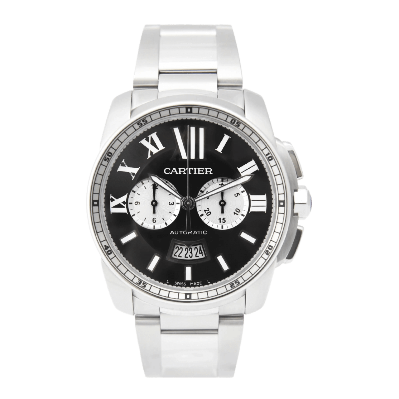 Cartier Calibre De Cartier Black Dial - 42mm, Steel (2016)
