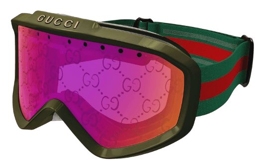 Gucci Ski Goggles - Green Injected