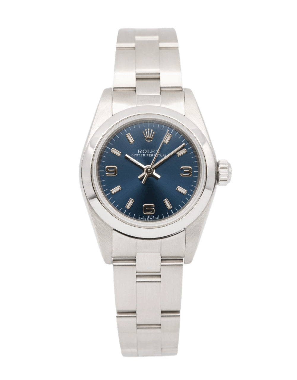 Rolex Lady Oyster Perpetual Blue Dial - 24mm, Steel (2000)