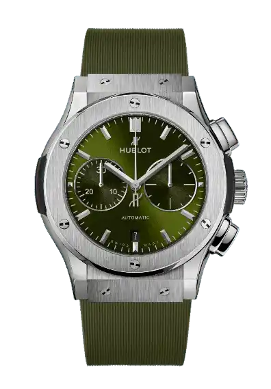Hublot Classic Fusion Chronograph Titanium Green - 45mm, Titanium