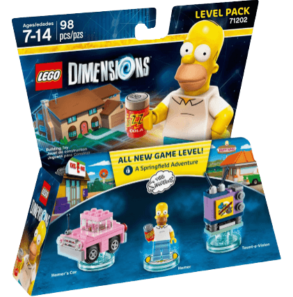 LEGO Dimensions The Simpsons Level Pack Set 71202