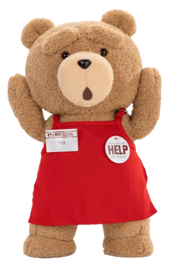 Pop Mart Ted2-ted Action Plush Figure