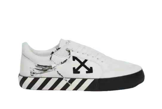 Off-White Low Vulcanized Sneakers - White/Black