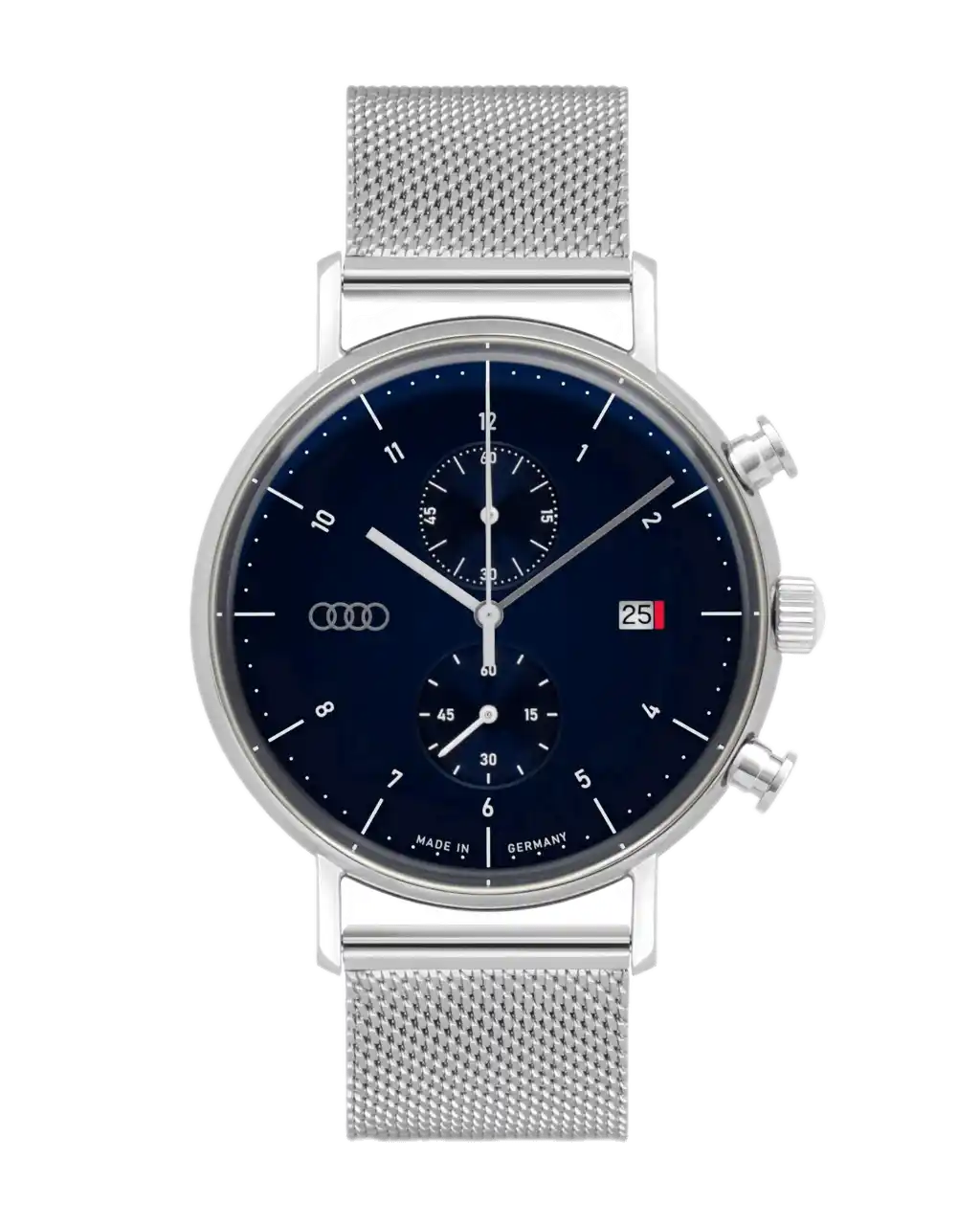 Audi Chronograph - Silver/Night Blue