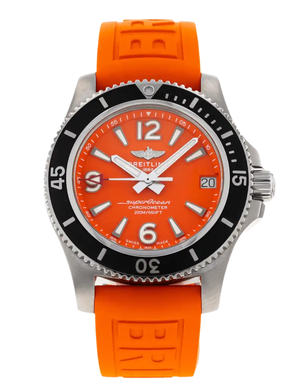 Breitling SuperOcean Automatic Orange Dial - 36mm, Steel (2021)