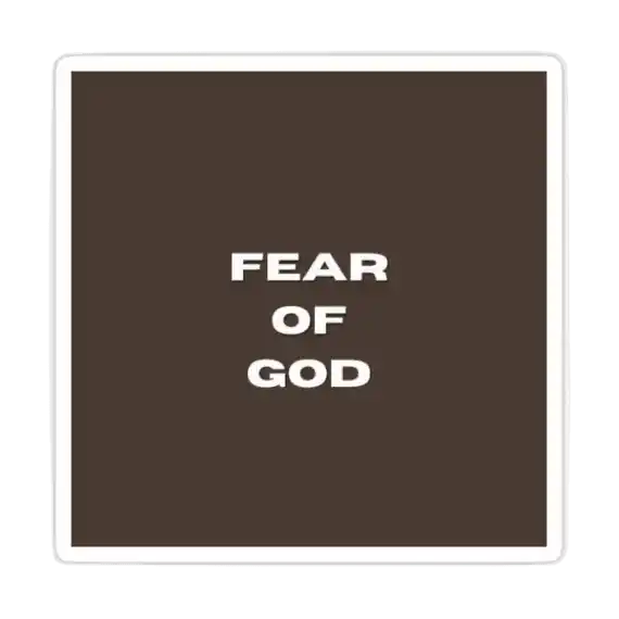 Essentials FoG Sticker - Brown