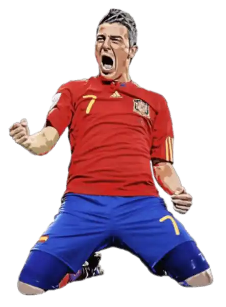 David Villa, Spain Sticker