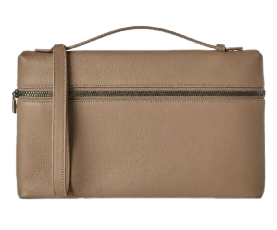 Loro Piana Extra Pouch L29 - Warm Mastic/Onyx