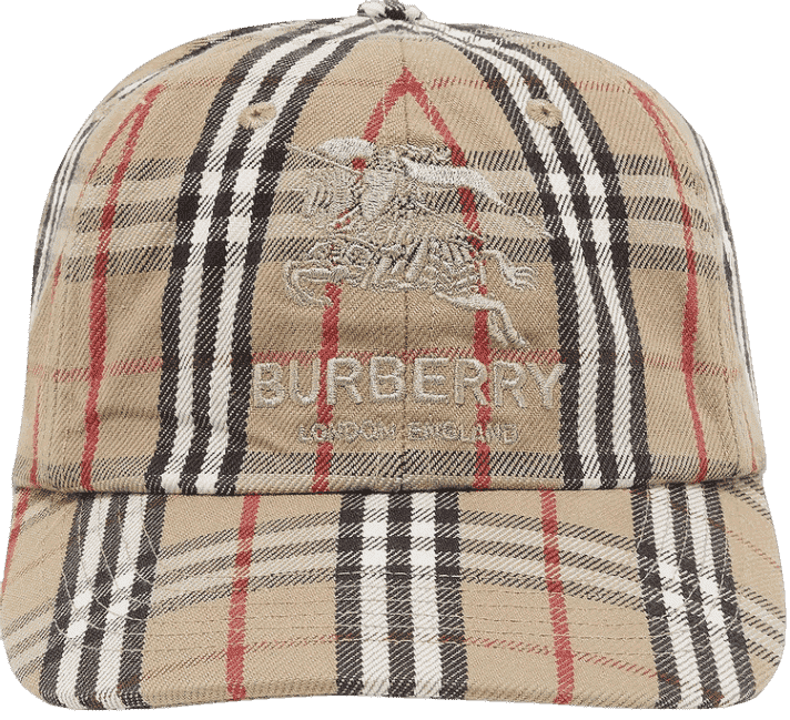 Supreme Burberry Denim 6-Panel - Beige