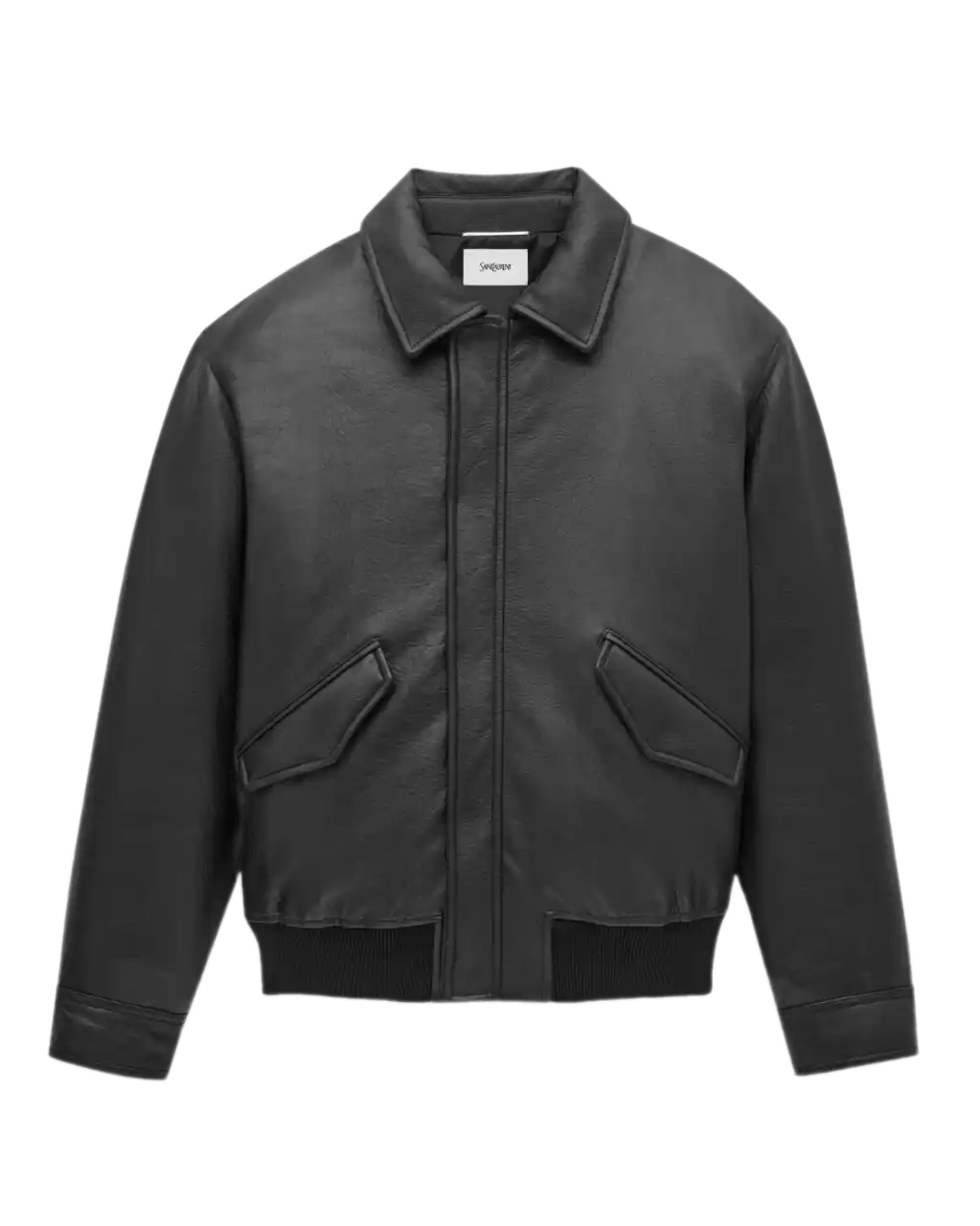 Saint Laurent Bomber Jacket In Gradient Lambskin
