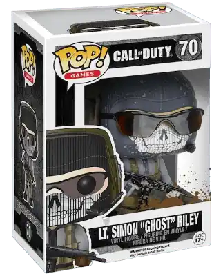 Funko Pop! Games Call of Duty Lt. Simon (Ghost) Riley Figure 70