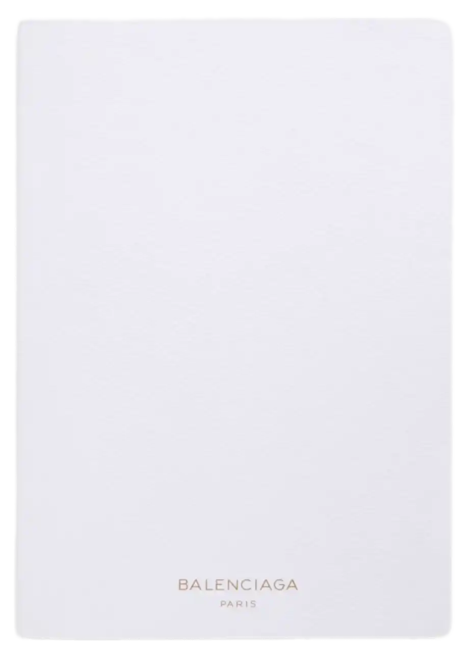 Balenciaga Fragrance Notebook A5 - Ivory White Dix