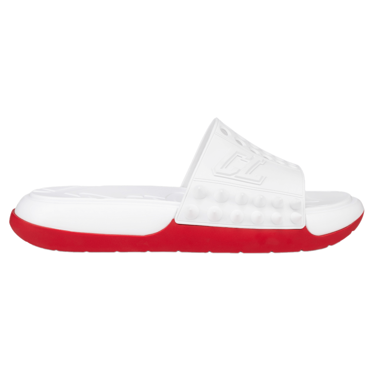 Christian Louboutin Take It Easy Slides - White