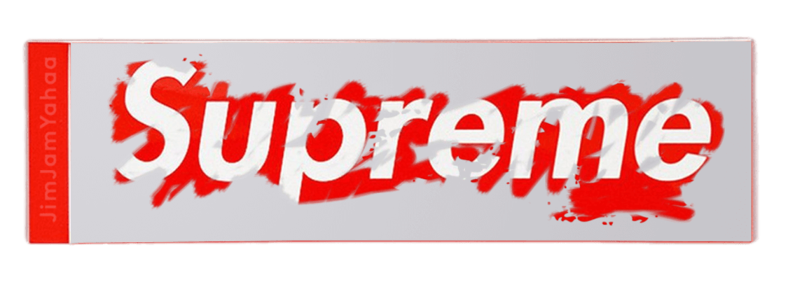 Supreme Sticker - Scratch Off Box Logo