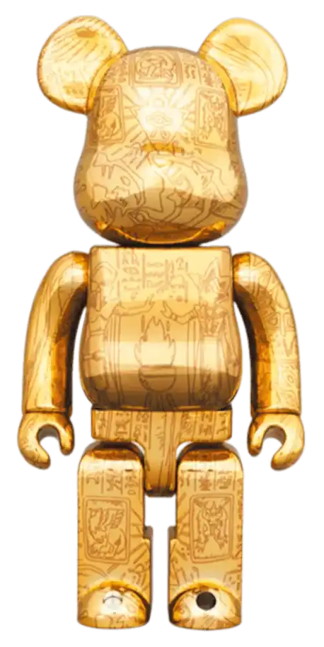 Bearbrick x Yu-Gi-Oh! Duel Monsters Millennium Puzzle 400%