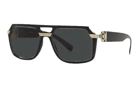 Versace Vintage Icon Pilot Sunglasses - Black