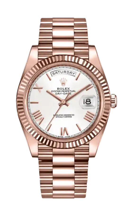 Rolex Day-Date II Ivory Dial - 41mm, Rose Gold (2009)