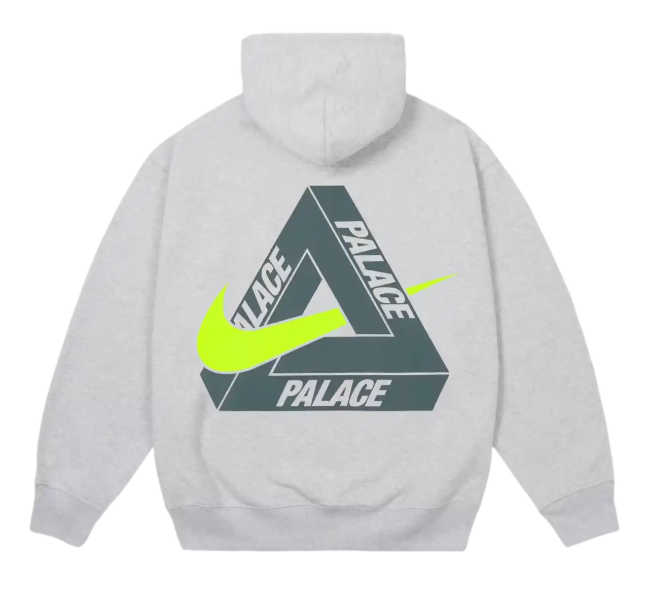 Palace x Nike Tri Swoosh Hood - Grey Marl