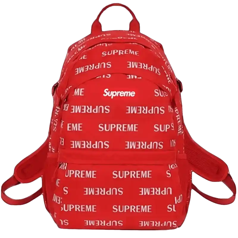 Supreme 3M Reflective Repeat Backpack - Red