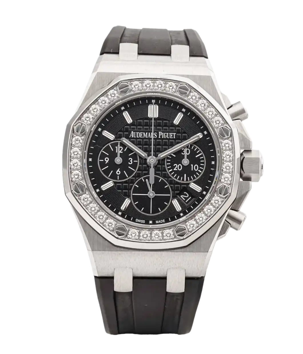 Audemars Piguet Royal Oak Offshore Black Dial - 37mm, Steel, Diamond Dial (2018)