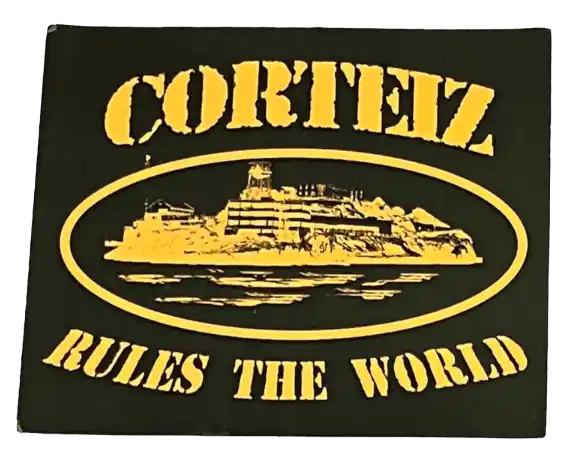 Corteiz Black and Yellow Sticker