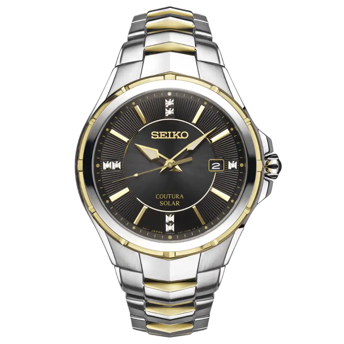 Seiko Coutura Black Dial (SNE444) - 43mm, Steel