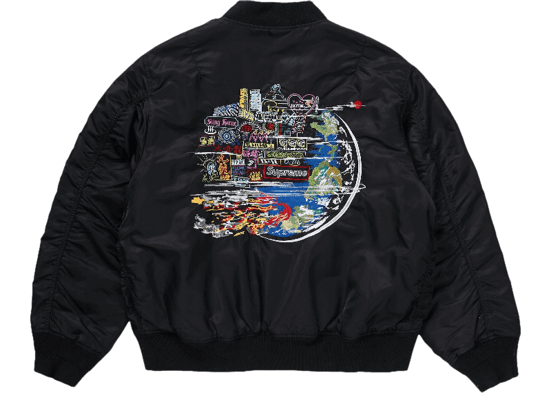 Supreme Globe MA-1 - Black