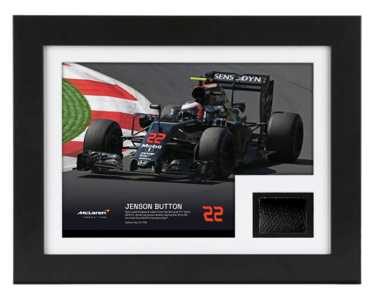 Jenson Button 2016 Bodywork and Photo – Austrian GP - Limited Edition