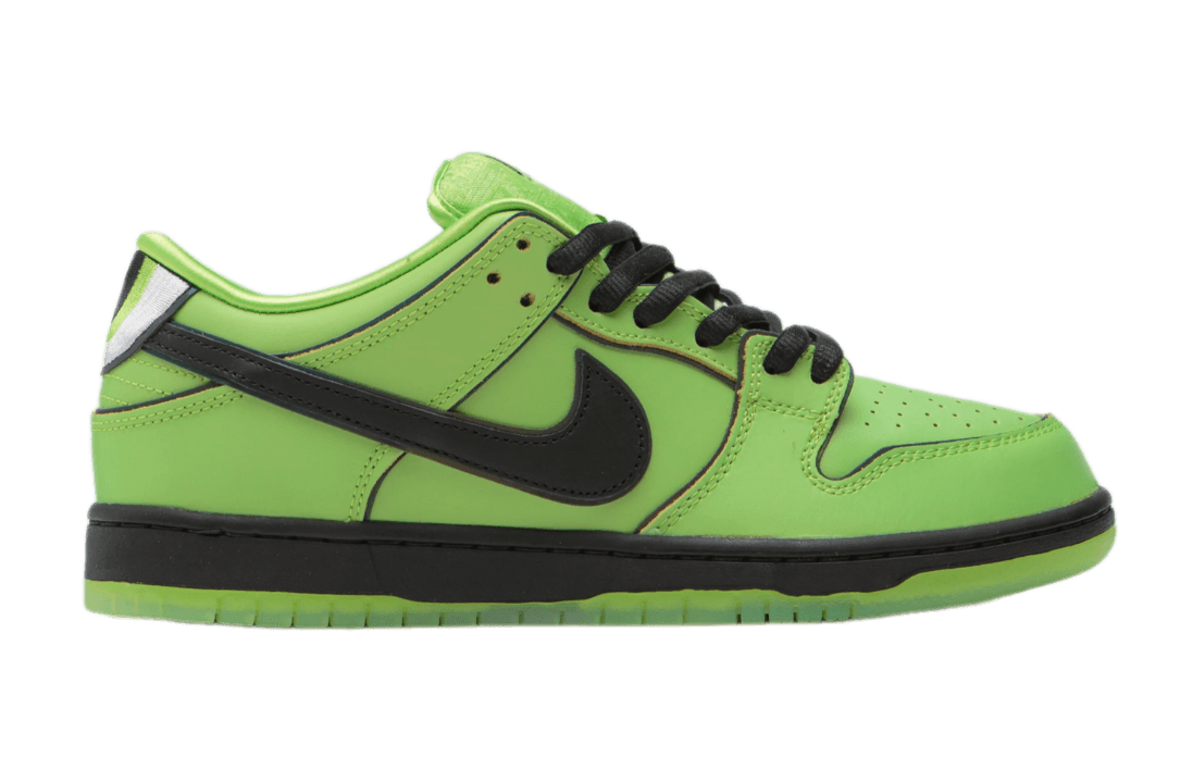 Nike SB Dunk Low - The Powerpuff Girls Buttercup