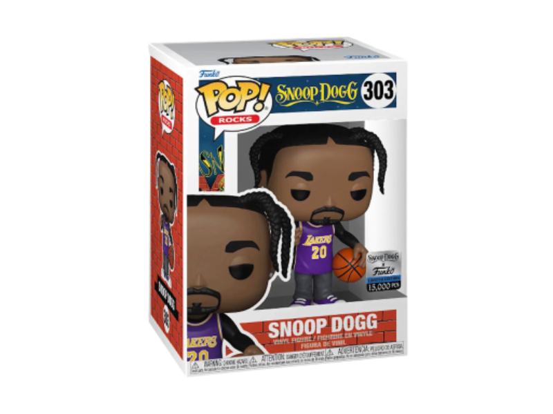 Rocks Snoop Dogg (In Purple Lakers Jersey) Snoop Dogg x Funko Exclusive (LE 15,000) Figure 303