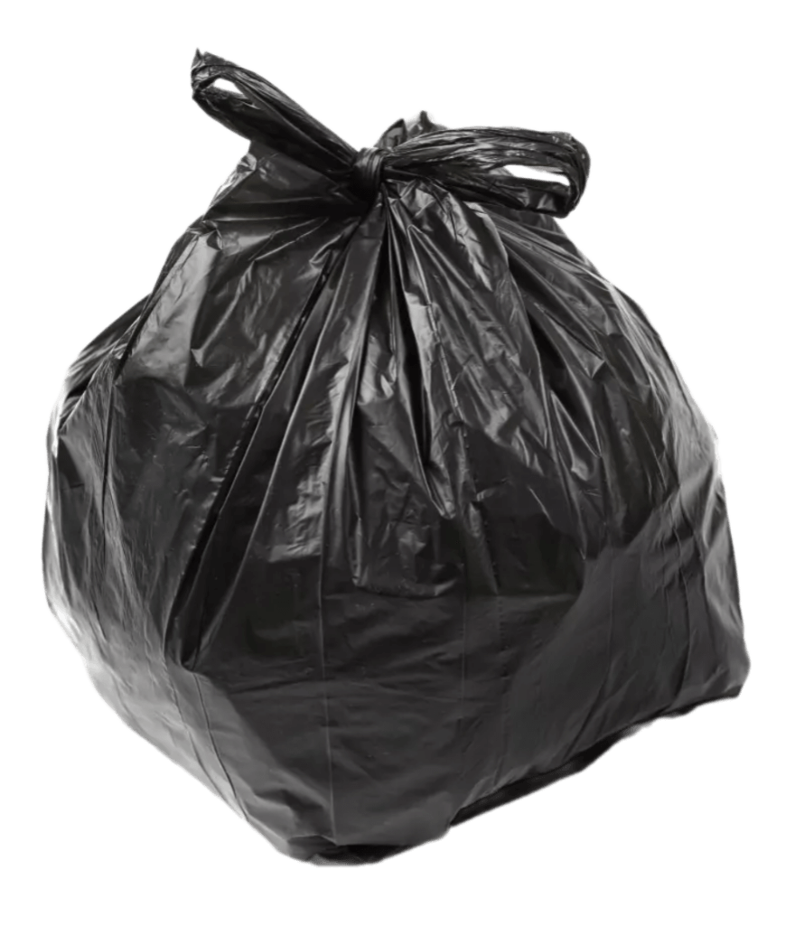 Black Garbage Bag