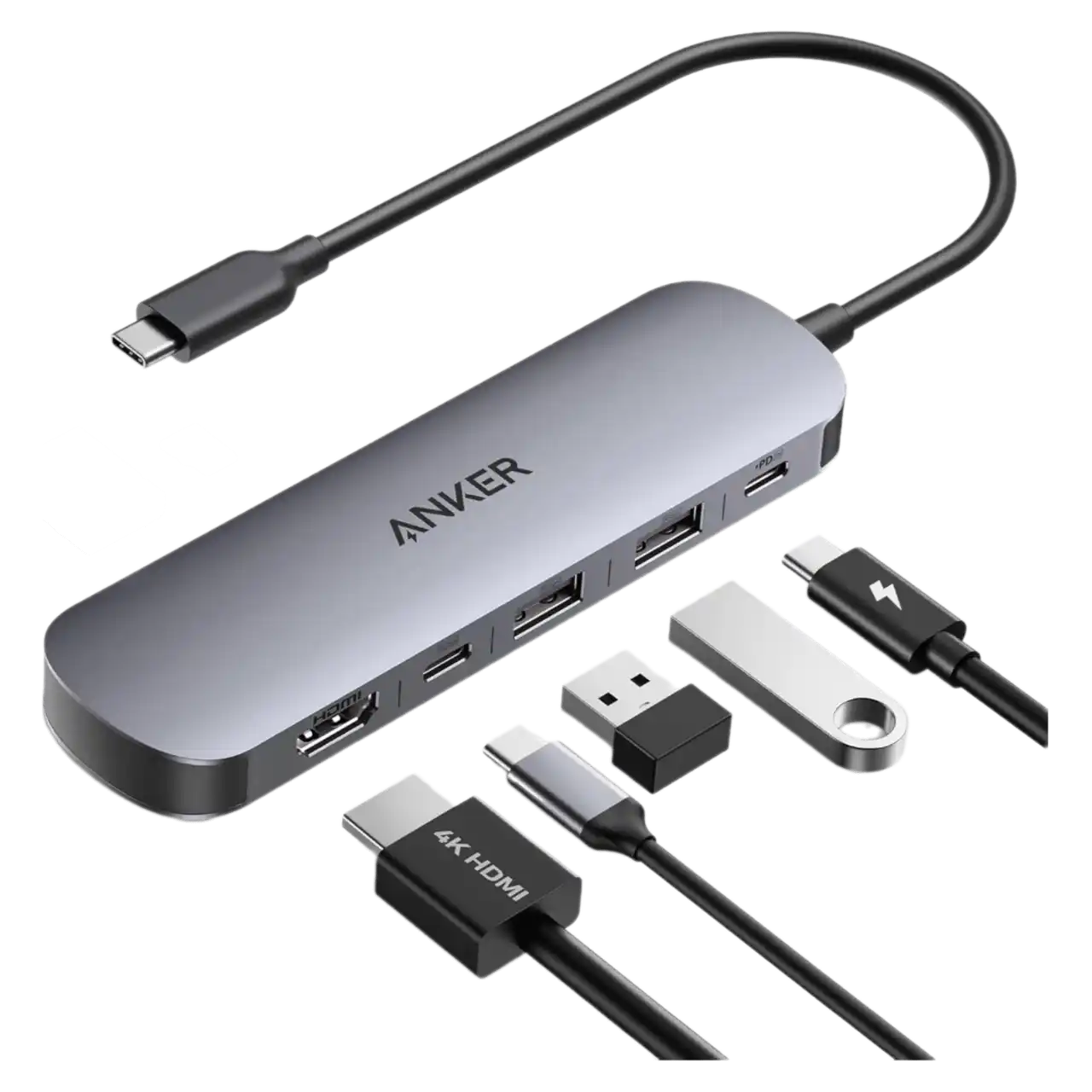 Anker USB C Hub 7-in-1 Multi-Port USB Adapter