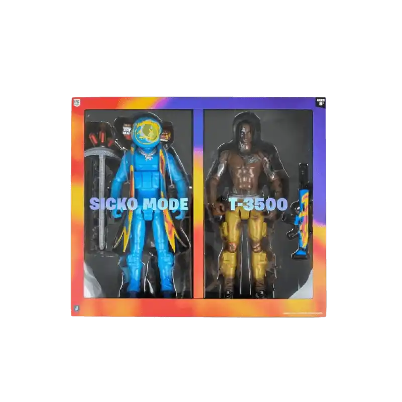 Travis Scott Cactus Jack Fortnite 12" Action Figure Duo Set