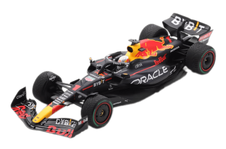 Oracle Red Bull Racing RB18 No.1 Max Verstappen Japan GP World Champion Sparks Model 1:18