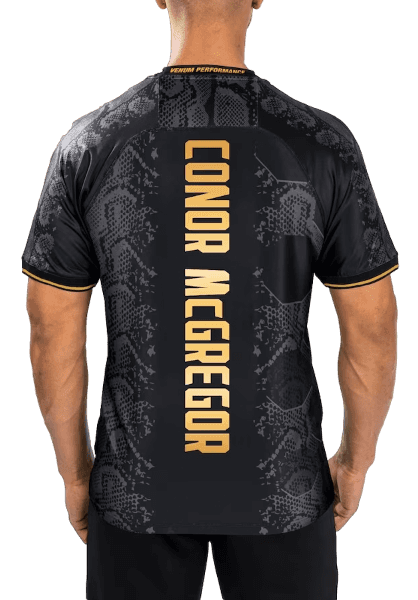 Venum Black/Gold Conor McGregor Authentic Fight Night Champion Walkout Jersey