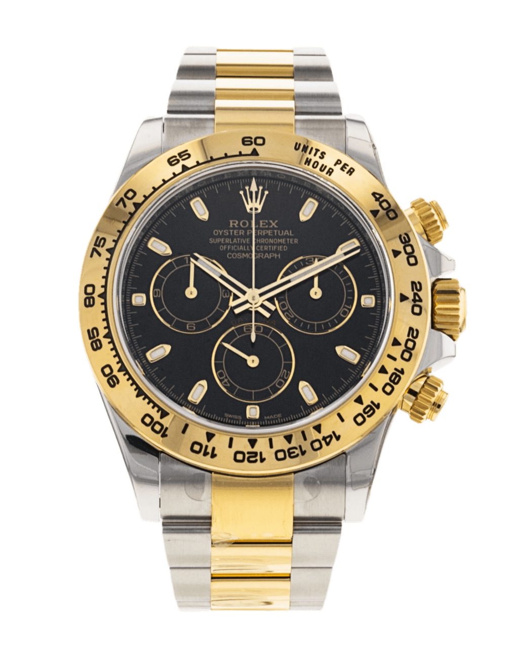Rolex Daytona Black Dial - 40mm, Steel and Yellow Gold (2018)