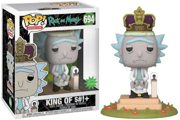 Funko Pop! Animation Rick & Morty King of $#!+ with Sound Figure 694
