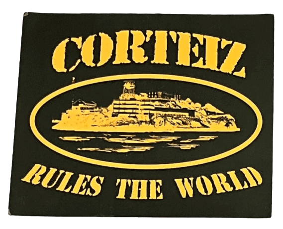 Corteiz Black and Yellow Sticker
