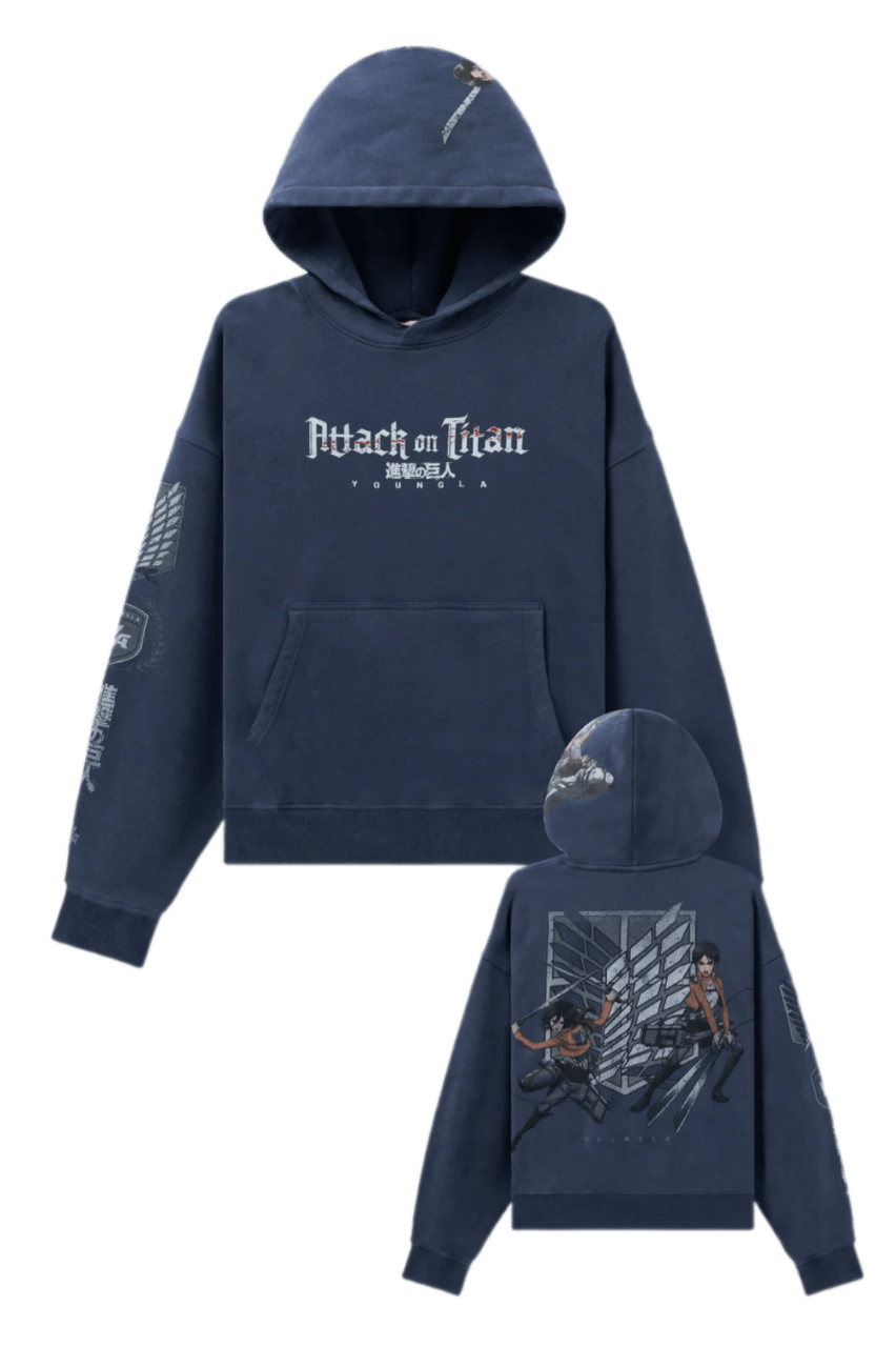 YoungLA 5129 - AOT x YLA Pullover Hoodies