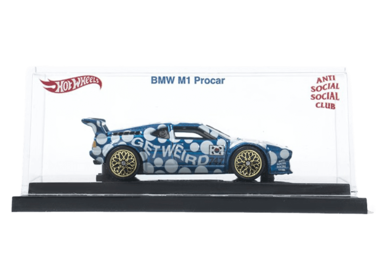Anti Social Social Club x Hot Wheels BMW M1 Car