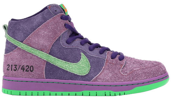 Nike SB Dunk High - Reverse Skunk 420